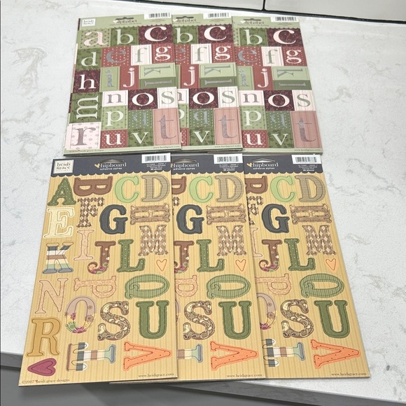 Heidi Grace Designs Alphabet Scrapbook Stickers Set - Picture 8 of 8